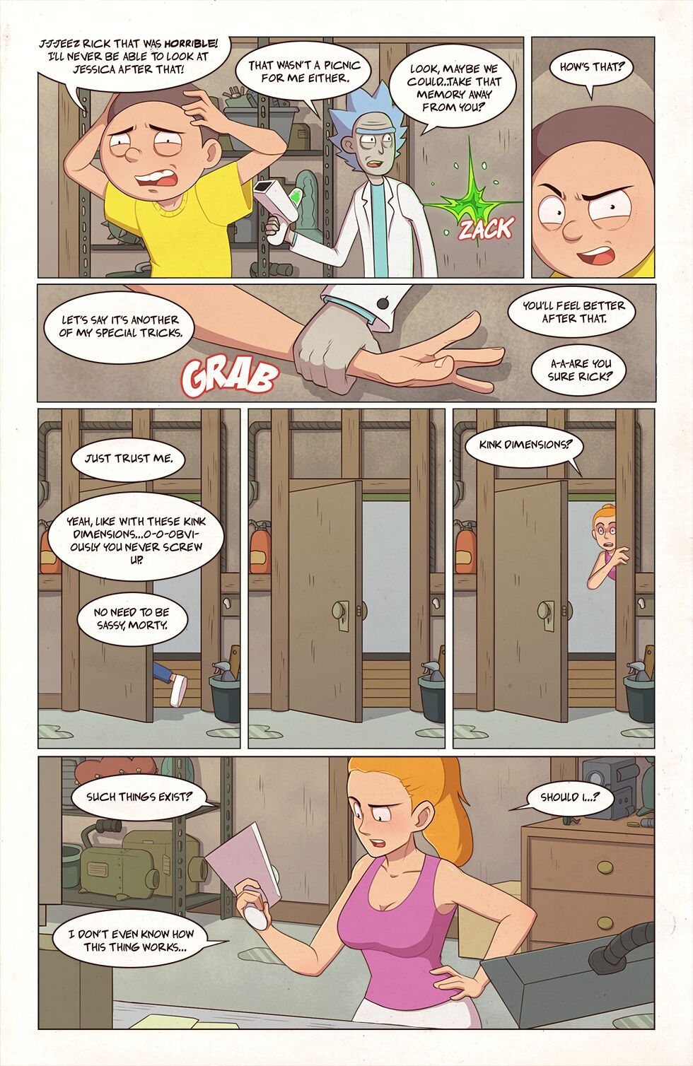Page 8 - Rick And Morty - Adventures From Dimension A24L
